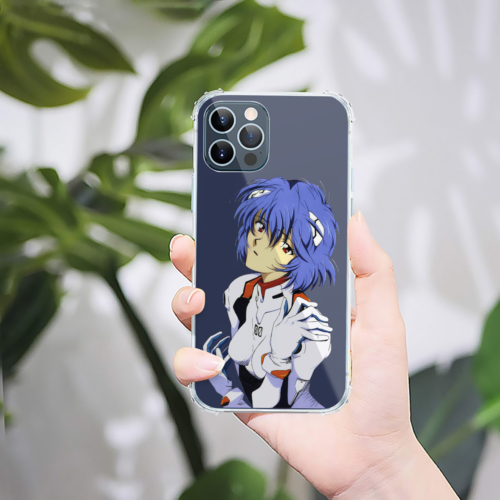（画像用） EVA 新世紀エヴァンゲリオン 【iPhone 12シリーズ対応】透明スマホケース（クリアソフトケース）